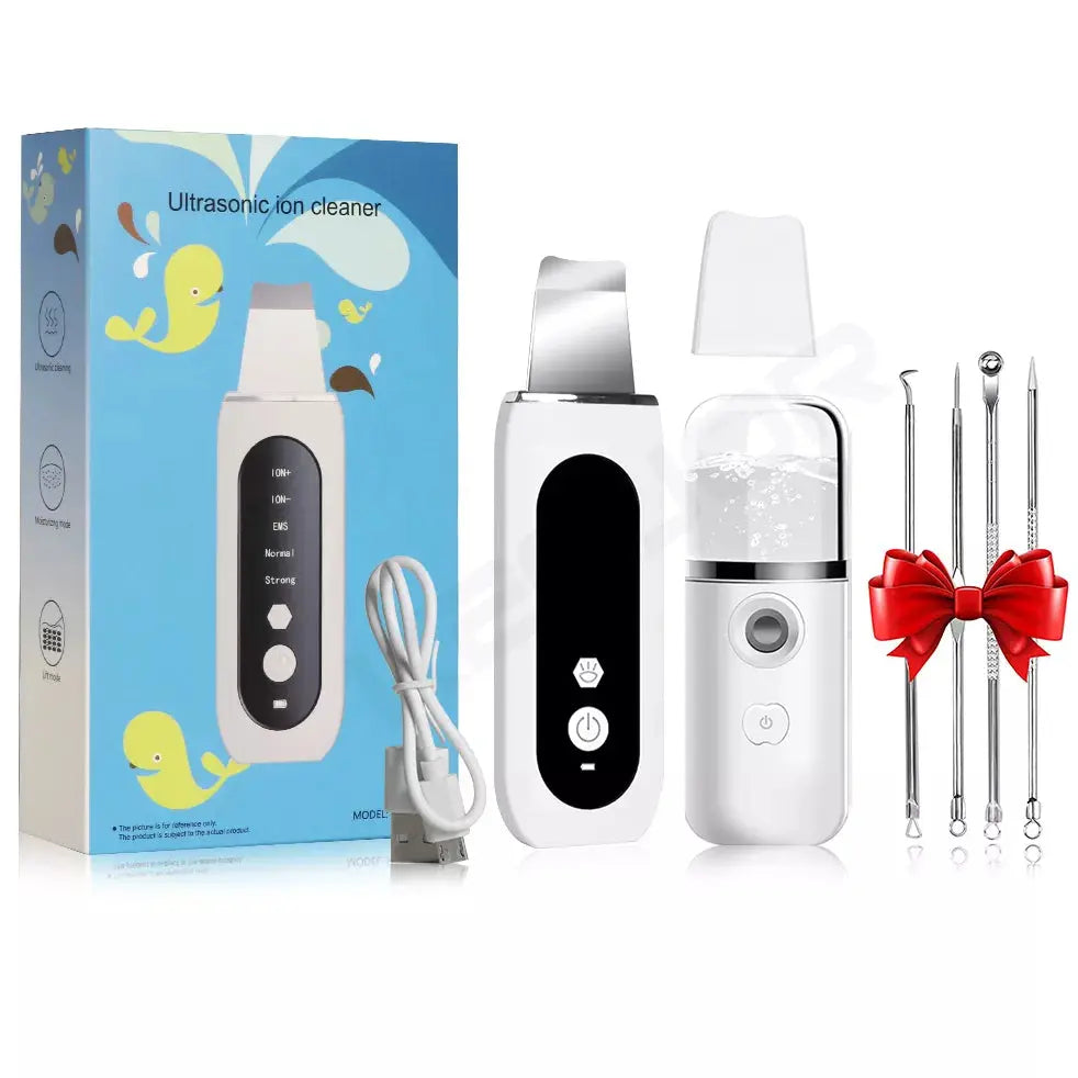 Ultrasonic Skin Scrubber: Peeling, Blackhead Remover & Tiefenreinigung - Raffiniertedinge Ultrasonic Skin Scrubber: Peeling, Blackhead Remover & Tiefenreinigung - Raffiniertedinge